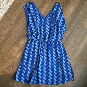 Blue Flowy Dress